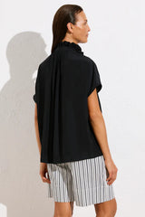 Fleur Shell - Navy