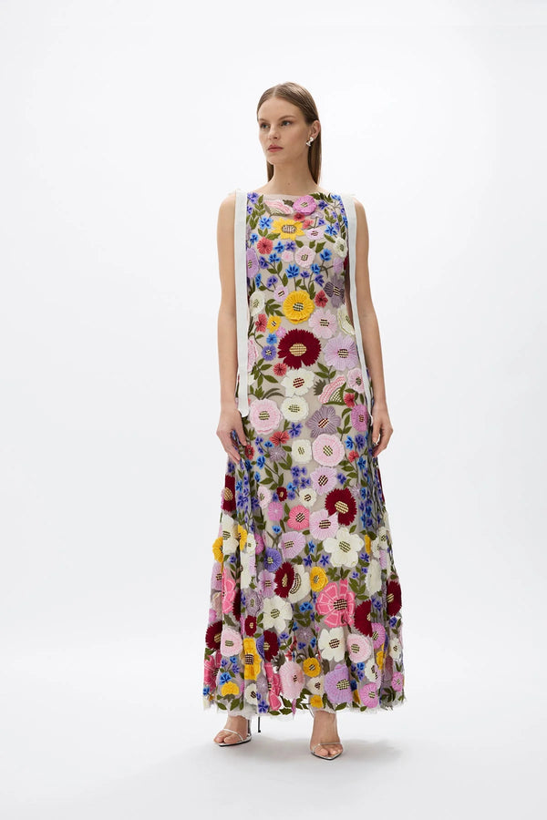 Nya Gown - Floral Print