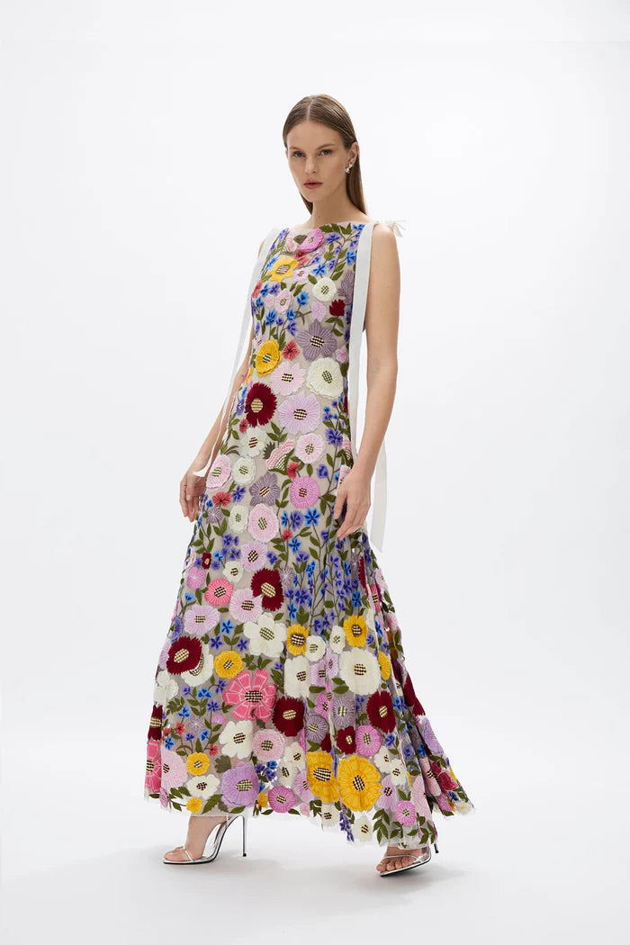 Nya Gown - Floral Print