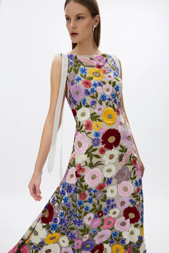 Nya Gown - Floral Print