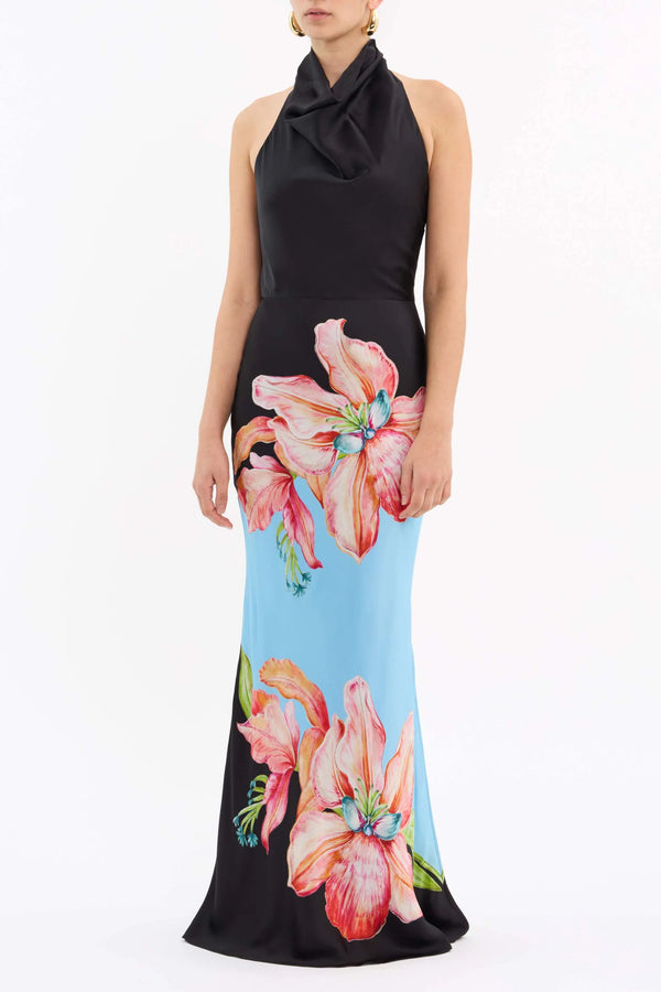 Orchid Oasis Gown - Print