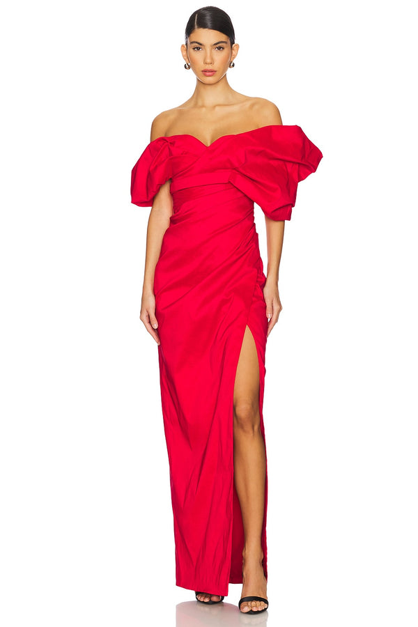 Gia Gown - Bright Red