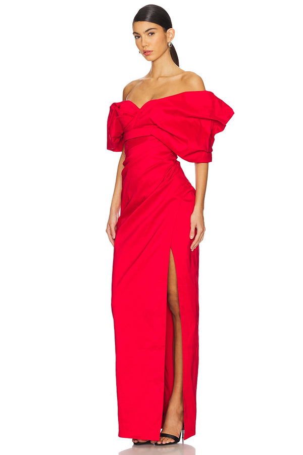 Gia Gown - Bright Red