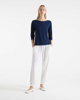 Relaxed Boat Neck - Denim