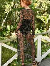 Electric Sparkle Dress - Black