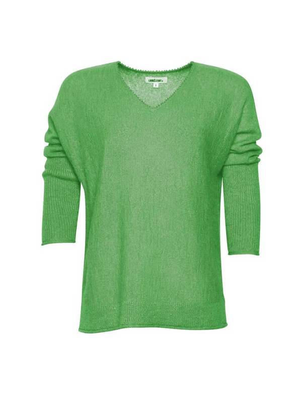 Eva Batwing Sweater-Pea Green