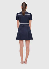 Spencer Shirt Mini Dress - Oxford Blue