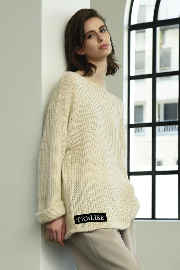 On Slouch Nine Jumper - Oatmeal