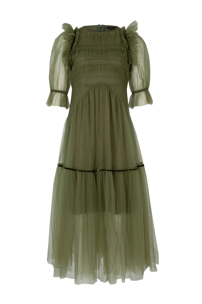 Dream Sequence Dress - Moss