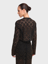 Black Anaya Skirt showcasing a graceful design, suitable for various occasions, from casual outings to formal events.