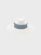 Classic white Archer Short-Back Fedora hat, perfect for adding a touch of sophistication to any ensemble.