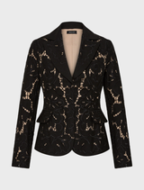 Black-colored Colette Jacket, designed for a modern look with comfort and sophistication.