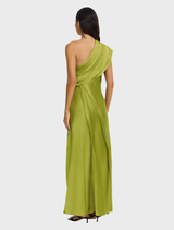 Elegant Blenfleet Maxi Dress in Chive, designed with a long silhouette for a stylish and comfortable fit.