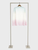 Cozy bubble multi pullover made from a luxurious cashmere-wool blend, ideal for stylish layering in cooler weather.