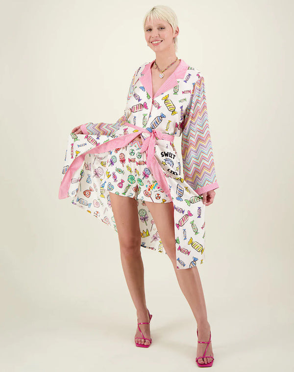 Nova Kimono Dress - Candy