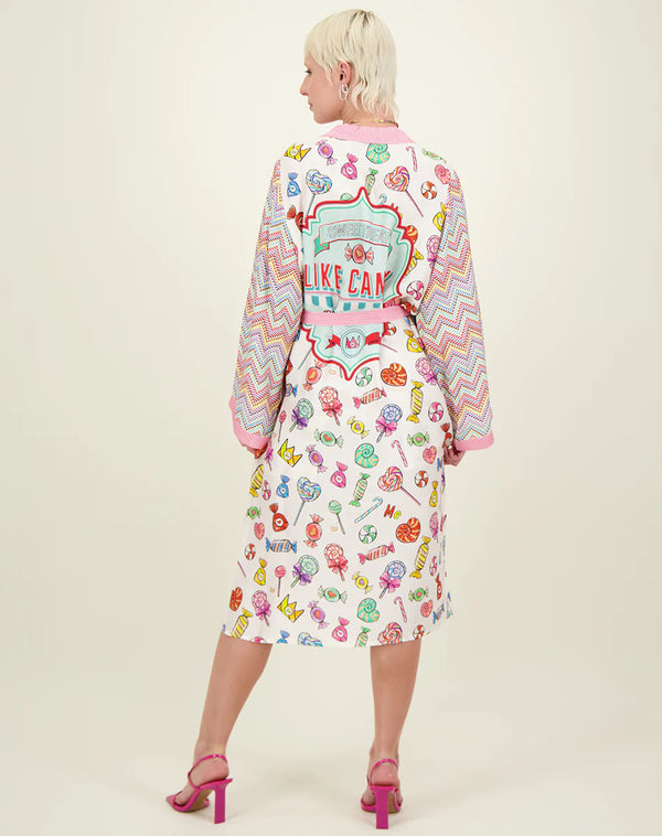 Nova Kimono Dress - Candy