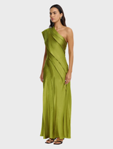Chive Blenfleet Maxi Dress, showcasing a long, flowing style perfect for summer events and casual outings.