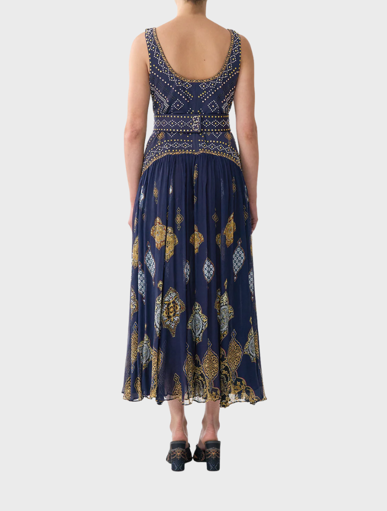 Modern jersey tank dress with a contrast skirt from The Imperial Gate, ideal for adding flair to your wardrobe.