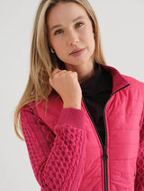 Woven Jacket -Fuchsia