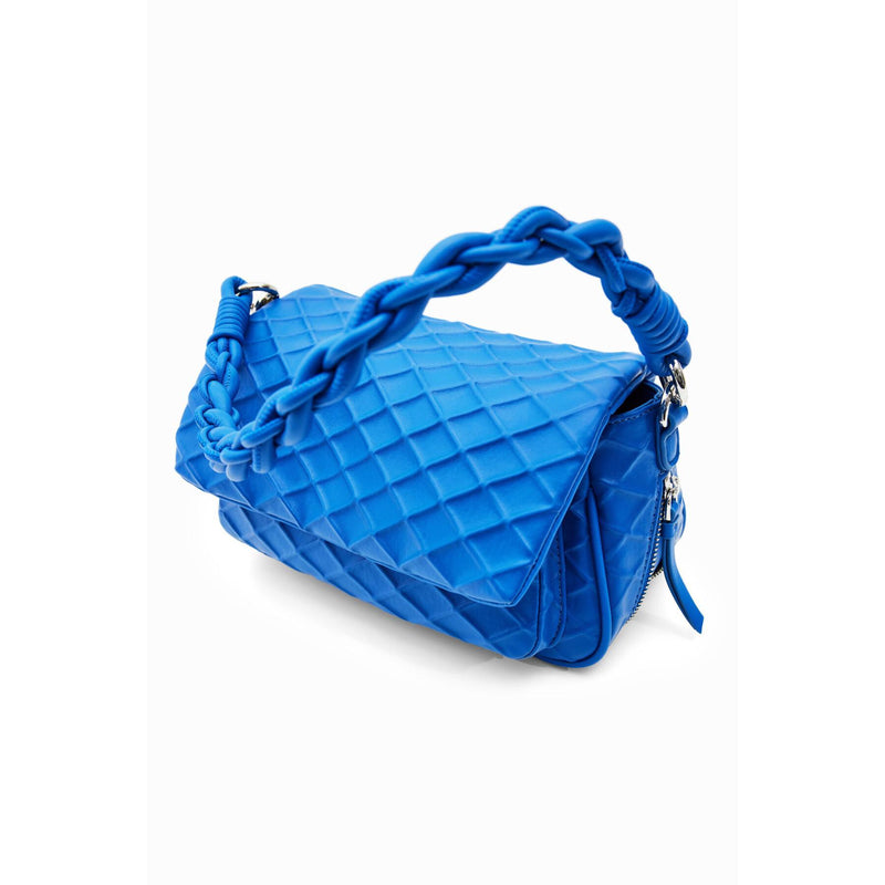 Medium Relief Shoulder Bag - Blue