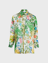 A colorful floral Shirt for women