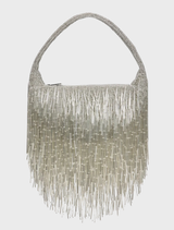 Silver Drip Birch Bag displayed against a neutral background, showcasing its sleek design and modern aesthetic.
