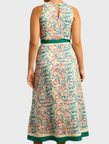 Dusk Dress in a stylish Marble pattern, featuring a chic design suitable for formal events during twilight hours.