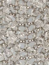 Stylish silver chainmail bag, Florence, designed with a modern aesthetic, perfect for enhancing any ensemble.