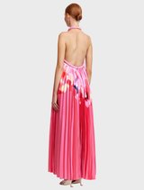 Stylish Fixby Maxi Dress featuring a vibrant floral pattern, designed for casual wear and summer festivities.