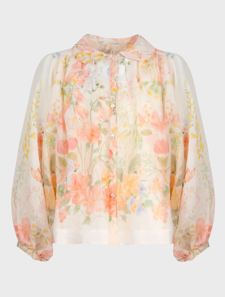 A colourful floral dress