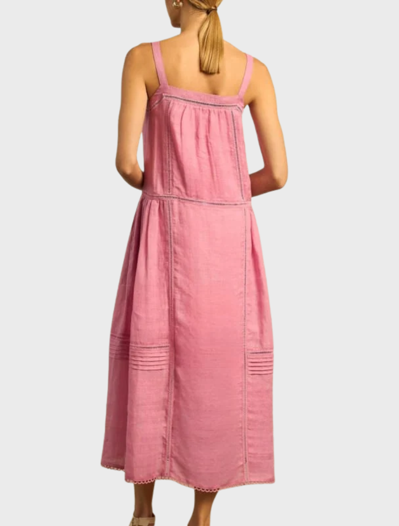 Altitude Dress in a soft Floss shade, featuring a refined design that enhances elegance for any occasion.