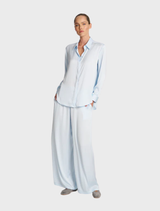 Soft shirt in a cool glacier hue, offering a relaxed fit and breathable fabric for casual occasions.