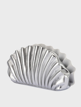 Silver clutch bag with pleated detailing from Hollie, designed for sophistication and style at events.