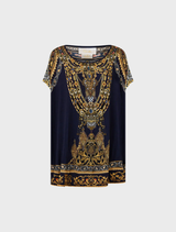  Casual loose fit tee showcasing an artistic depiction of the Imperial Gate, perfect for relaxed wear.