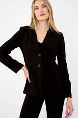 Buttoned Single Breasted Blazer