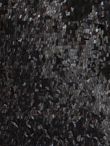 Elegant chocolate-colored Kaia gown with a flowing silhouette and delicate detailing, perfect for formal occasions.