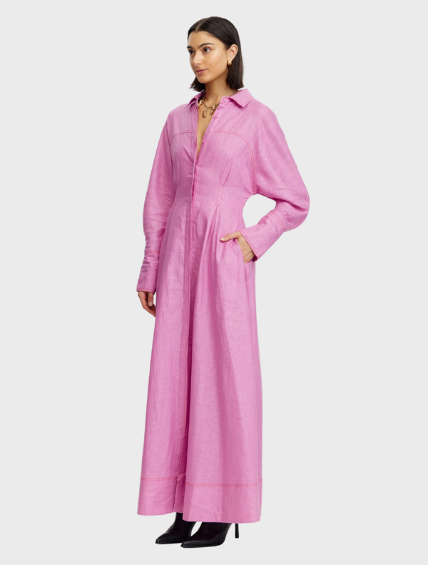 Ultra Violet Landore Maxi Dress, showcasing a stylish, long design ideal for warm weather events and casual outings.