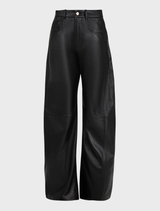 Black Lock, Stock & Barrel pants displayed on a white background, showcasing a sleek and modern design.