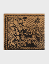 Soft Laurel Canyon blanket designed as a scarf, offering warmth and comfort with a stylish, cozy appearance.