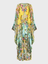 Flowing long kaftan adorned with a waist detail, showcasing the opulence of the Tales of Topkapi Palace.