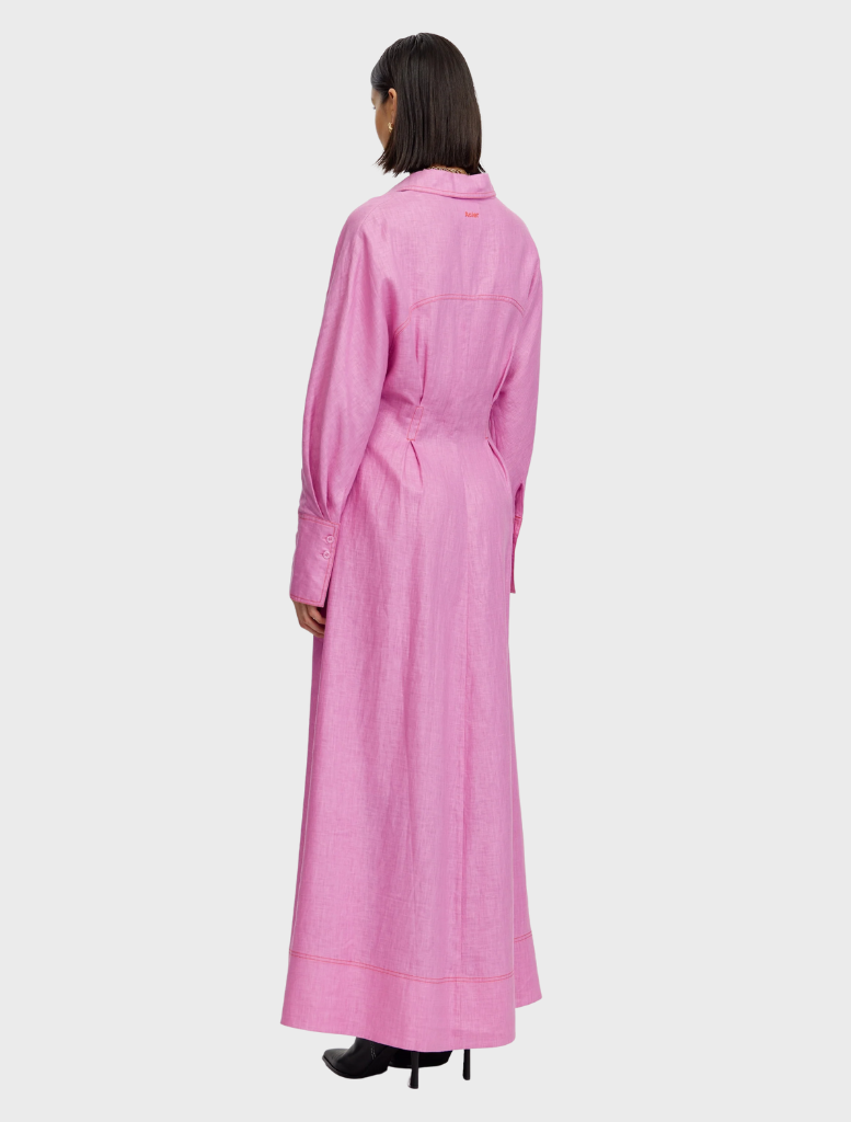 Elegant Landore Maxi Dress in Ultra Violet, designed with a flattering fit and flowing fabric for a chic summer look.
