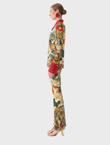 The Meet Me At The Met Fitted Jersey Shirt showcases artwork inspired by a 17th-century French tapestry in The Met's collection.