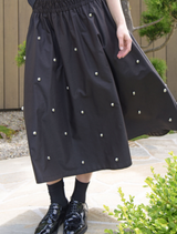 Elegant black skirt named Not A Waisted Moment, designed for a flattering silhouette and stylish versatility.