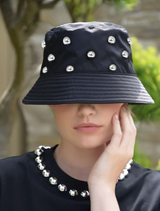 Black cap featuring the text "On My Bucket List" in white, perfect for expressing adventurous aspirations.