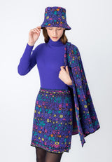 Line Skirt, Floral Pattern