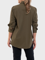 Saville Shirt designed in a cargo style, showcasing a comfortable fit and practical pockets for everyday use.
