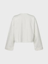 Vanilla cream short jacket from Princessmd, designed for a contemporary look and comfortable wear.