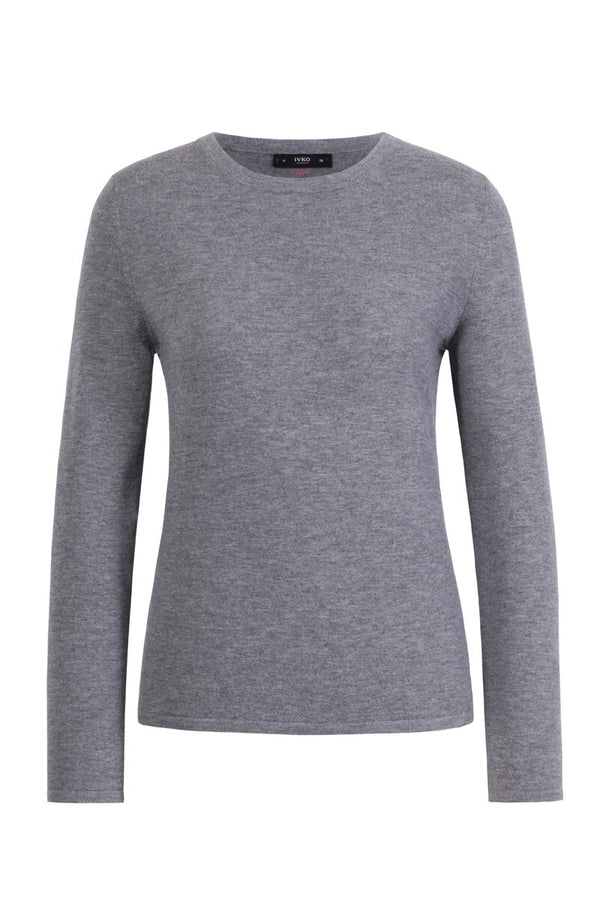 O-Neck Pullover - Silver