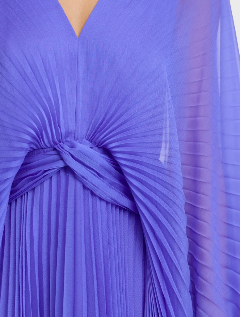 Darnhill Maxi Dress, Azure Purple color, offering a chic and comfortable style for casual or formal summer outings.