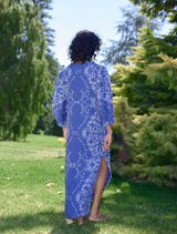 Royal antique dress with a sophisticated design, showcasing rich colors and detailed embellishments for a timeless look.